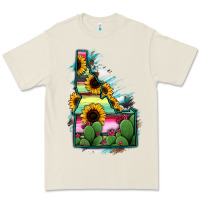 Bone Idaho Map Sunflower Cactus Serape Premium Tee - RanaPortraitStore