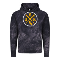 Cloud Black retro oakland baseball emblem vintage oak premium Vintage Hoodie - linhVisuals
