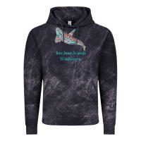 San Juan Islands Upward Orca Killer Whale Native American Raglan Baseb Vintage Hoodie | Teevron