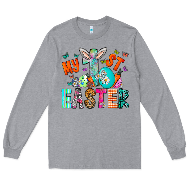 My 1st Easter Long Sleeve Tee by CowhideDigitalArt | Teevron