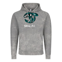 Cloud Rock sitka alaska native american tribal orca killer whale raglan baseball Vintage Hoodie - linhVisuals