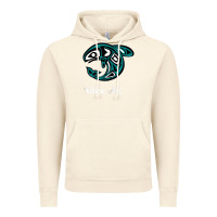 Vintage Artic sitka alaska native american tribal orca killer whale raglan baseball Vintage Hoodie - linhVisuals