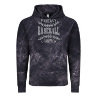 Cloud Black fantasy baseball champion distressed Vintage Hoodie - linhVisuals