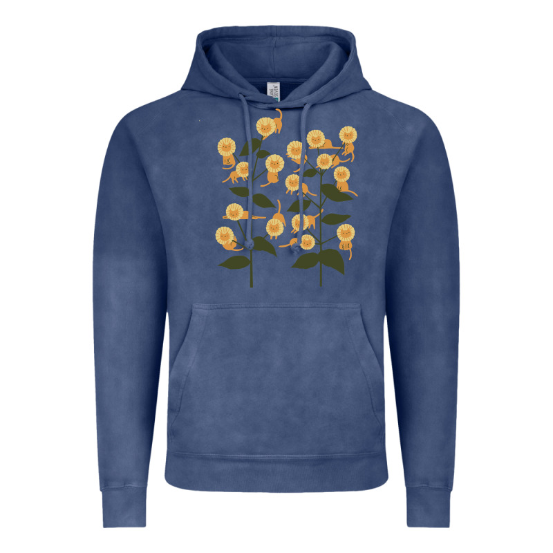 Funny Cat Camouflage Vintage Hoodie by linhVisuals | Teevron
