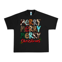 Black Merry Christmas Urban Heavy Tee - FaDigitalArtStudio