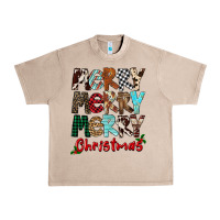 French Oak Merry Christmas Urban Heavy Tee - FaDigitalArtStudio
