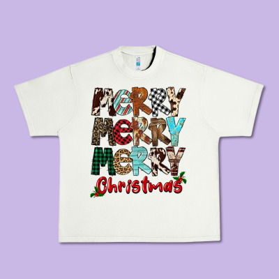 Merry Christmas Urban Heavy Tee Designed By Fadigitalartstudio