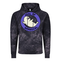 Cloud Black seal of approval baby art Vintage Hoodie - linhVisuals
