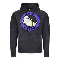 Vintage Black seal of approval baby art Vintage Hoodie - linhVisuals