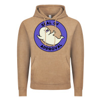 Vintage Coffee seal of approval baby art Vintage Hoodie - linhVisuals