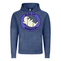 Vintage Denim seal of approval baby art Vintage Hoodie - linhVisuals