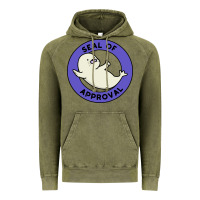 Vintage Olive seal of approval baby art Vintage Hoodie - linhVisuals