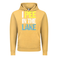 Vintage Mustard i pee in the lake funny summer vacation t shirt Vintage Hoodie - linhVisuals