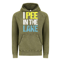 Vintage Olive i pee in the lake funny summer vacation t shirt Vintage Hoodie - linhVisuals