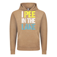 Vintage Coffee i pee in the lake funny summer vacation t shirt Vintage Hoodie - linhVisuals