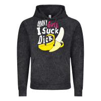 Vintage Black sorry girls i suck dick Banana Vintage Hoodie - linhVisuals
