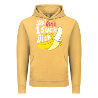 Vintage Mustard sorry girls i suck dick Banana Vintage Hoodie - linhVisuals