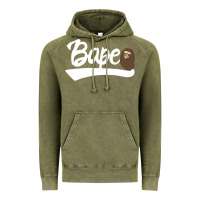 Vintage Olive bape text Vintage Hoodie - linhVisuals