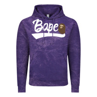 Cloud Purple bape text Vintage Hoodie - linhVisuals