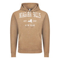 Vintage Coffee niagara falls new york ny vintage athletic sports design t shirt Vintage Hoodie - linhVisuals