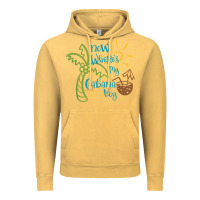 Vintage Mustard now where's my cabana boy, beach palm tree coconut t shirt Vintage Hoodie - linhVisuals