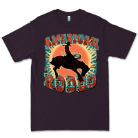 Plum American rodeo Premium Tee - FaDigitalArtStudio