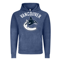 Vintage Denim canucks white Vintage Hoodie - linhVisuals