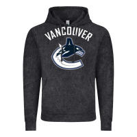 Vintage Black canucks white Vintage Hoodie - linhVisuals