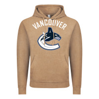 Vintage Coffee canucks white Vintage Hoodie - linhVisuals