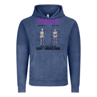 Vintage Denim fibromyalgia awareness do not judge what you dont understand Vintage Hoodie - linhVisuals