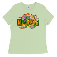 Matcha nurse st patricks Ladies Tee - FaDigitalArtStudio