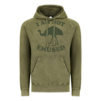 Vintage Olive funny not emu sed emu   not amused ostrich bird Vintage Hoodie - linhVisuals