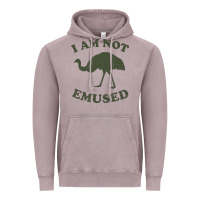 Vintage Zinc funny not emu sed emu   not amused ostrich bird Vintage Hoodie - linhVisuals