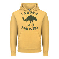 Vintage Mustard funny not emu sed emu   not amused ostrich bird Vintage Hoodie - linhVisuals