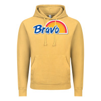 Vintage Mustard bravo supermarket Vintage Hoodie - linhVisuals