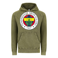Vintage Olive fenerbahçe Vintage Hoodie - linhVisuals