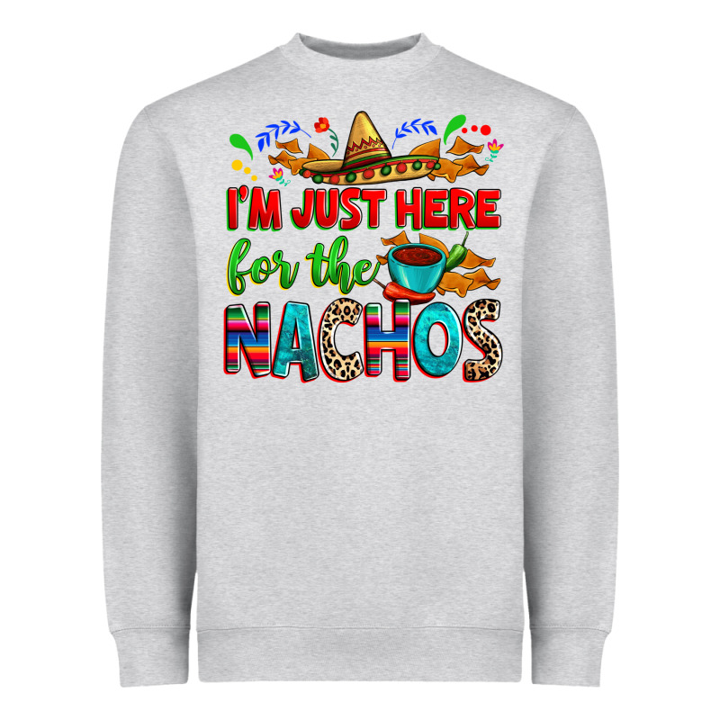 I'm Just Here For The Nachos Heavyweight Sweatshirt by RanaPortraitStore | Teevron