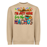 Mushroom I'm just here for the nachos Heavyweight Sweatshirt - RanaPortraitStore