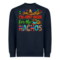 Navy I'm just here for the nachos Heavyweight Sweatshirt - RanaPortraitStore