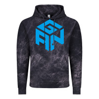 Cloud Black gancube Vintage Hoodie - linhVisuals