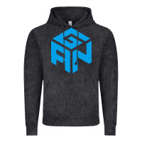 Vintage Black gancube Vintage Hoodie - linhVisuals