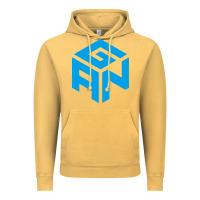 Vintage Mustard gancube Vintage Hoodie - linhVisuals
