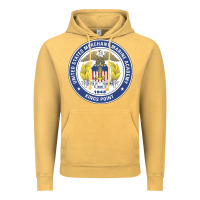Vintage Mustard United States Merchant Marine Academy Vintage Hoodie - linhVisuals