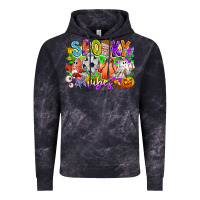 Cloud Black Spooky Vibes Ghost Vintage Hoodie - CowhideDigitalArt