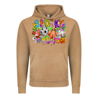 Vintage Camel Spooky Vibes Ghost Vintage Hoodie - CowhideDigitalArt