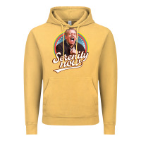 Vintage Mustard serenity later serenity now Vintage Hoodie - linhVisuals