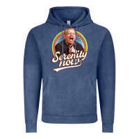 Vintage Denim serenity later serenity now Vintage Hoodie - linhVisuals