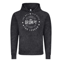 Vintage Black graphic 365 grumpy the legend men funny gift Vintage Hoodie - linhVisuals