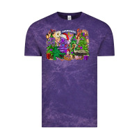 Cloud Purple christmas louisiana mardi gras trees Vintage Tee - FaDigitalArtStudio