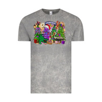 Cloud Rock christmas louisiana mardi gras trees Vintage Tee - FaDigitalArtStudio